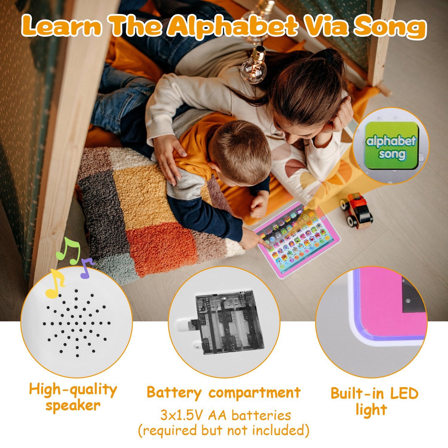 Toddler  Educational Learning Study Tablet